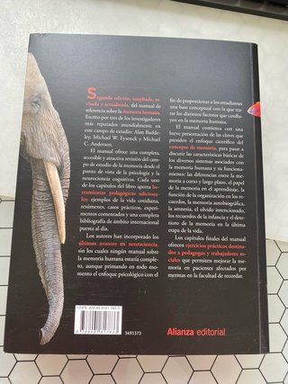 Manual de Memoria Psicologia, Segunda Edición.