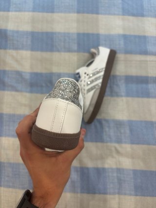 Adidas Samba Plateadas