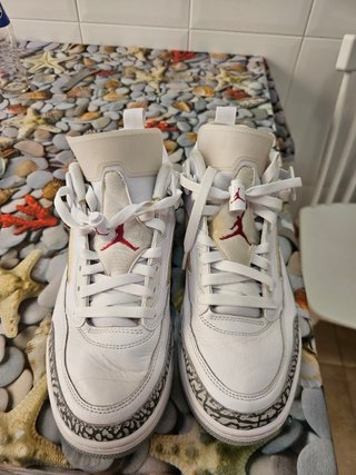 Jordan Zapatillas Blancas y Grises