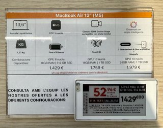 MacBook Air M5 13,6”  16GB/512GB .  PRECINTADO