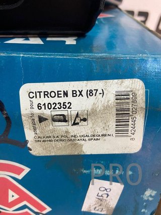 Citroen BX retrovisor derecho ref: 6102352