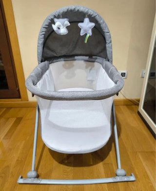 Cuna Mecedora Kinderkraft Gris