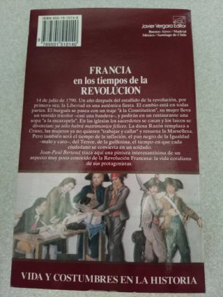 Francia en los tiempos de la Revolución 1789-1795