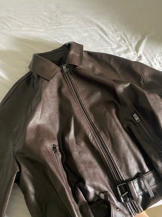Chaqueta bomber cuero