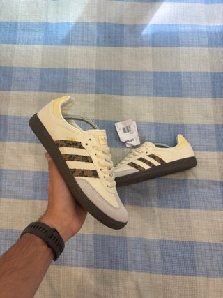 Adidas Samba Beige/Marrón Leopardo
