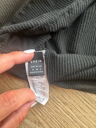 Top fascia donna nero e bianco taglia M