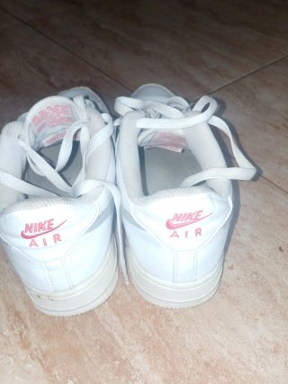 Zapatillas Nike Air Force 1 Blancas Rosas