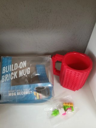 Dos Tazas para bloques LEGO. Nuevas.