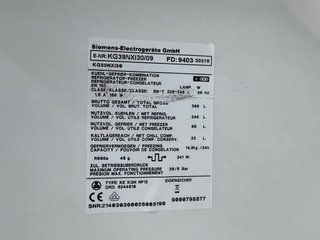 Frigorífico Combi Siemens 2mts Inox No Frost A++