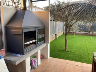 Barbecue a Legna con Forno e Affumicatura