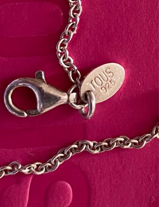 Pulsera Tous Plata y Piedra Blanca