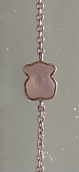 Pulsera Tous Plata y Piedra Blanca