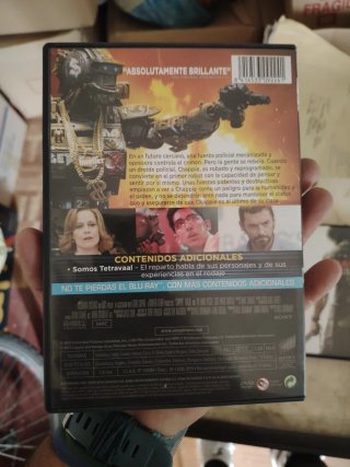 Chappie DVD Película Ciencia Ficción Español