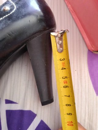 Zapatos tacón negros LATINAS 7 cm