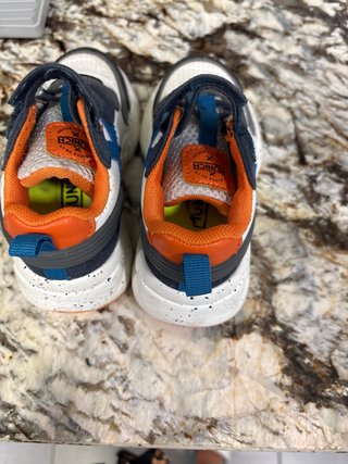 Zapatillas Munich niño blancas y azules talla 24