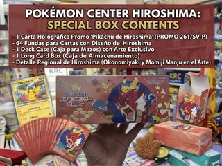 Pokémon Center Hiroshima Special Box - PRECINTADA