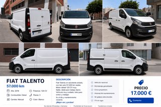 furgoneta fiat talento “solo 57.000km”