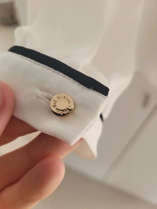 Camisa Adolfo Dominguez Blanca y Negra