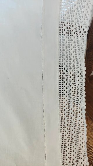 Lenzuolo Vintage Matrimoniale Puro Cotone
