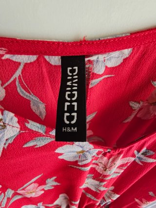 2 Vestidos Verano Estampado Floral Rojo