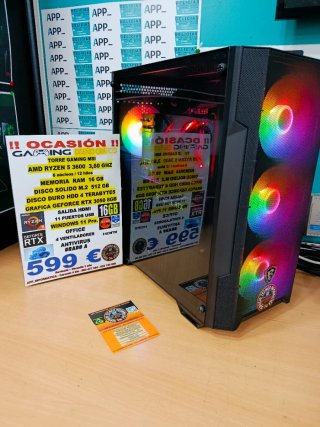 Ordenador Gaming MSI Ryzen 5 3600 RTX 3050
