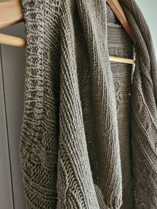 Chaleco Massimo Dutti Beige/Marrón Talla Única