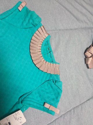 Vestido verde Cocote con capota