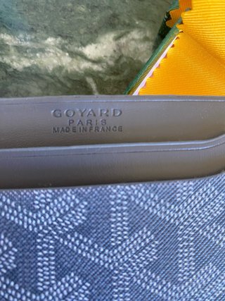 Porta carte Goyard grigio