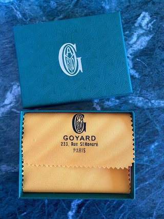 Porta carte Goyard grigio