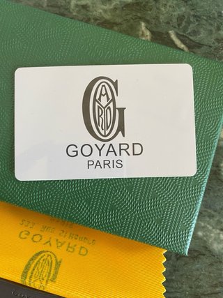 Porta carte Goyard grigio