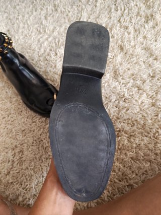 Botines Zara Negros Talla 40 Tachuelas