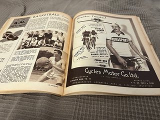 Revista Vintage, año 50s  deportes