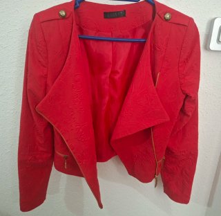 Chaqueta Esta Line roja mujer