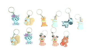 11 Porta-chaves Animais Novos