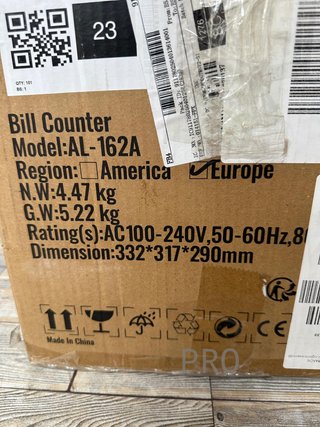 Contador de billetes Vevor