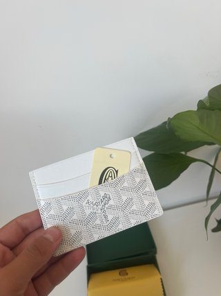 Tarjetero Goyard Blanco