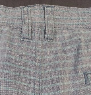 Pantalón corto Volcom Talla 33 Rayas Grises