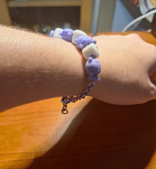 Braccialetto Morellato tartaruga viola cuore bianc