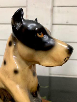 Supporti per libri/Fermalibri Cane Danese. Ceramica