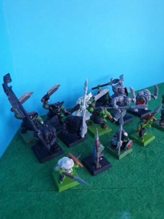 Lote orcos y goblins Warhammer
