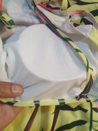 Bañador mujer estampado tropical