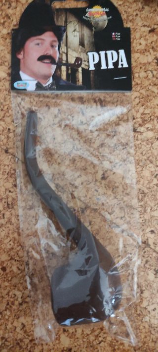 Pipa de disfraz marrón