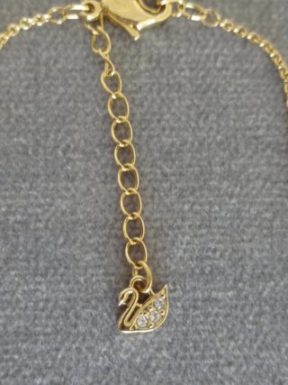 Collana Y Tropical Flower Cristalli Rosa Oro