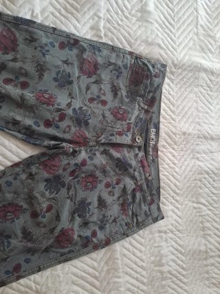 Pantalones Emoi Mujer Talla XL/42 Estampado Floral