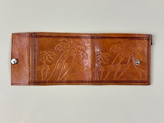 Cartera de cuero marroquí