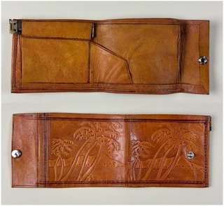 Cartera de cuero marroquí