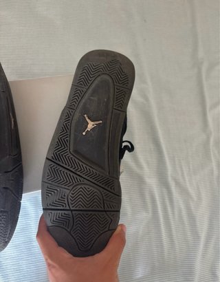 Jordan 4 Retro Negro Talla 44 Buen Estado