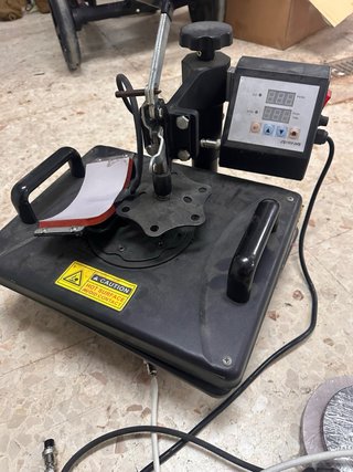 Plancha Térmica Gorras, Platos y Tazas