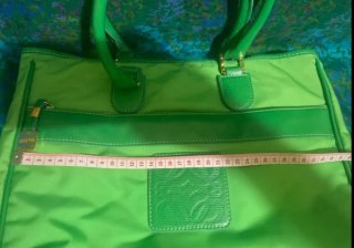 Bolso  Vintage Años 80-90  Verde Lima.