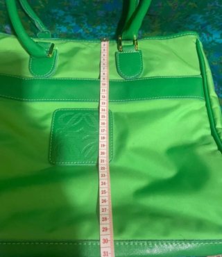 Bolso  Vintage Años 80-90  Verde Lima.